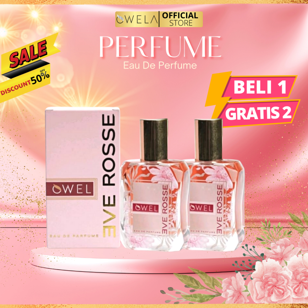 Parfume Owel Eve Rosse Parfum Wanita Wangi Tahan Lama 12 Jam Original Bpom