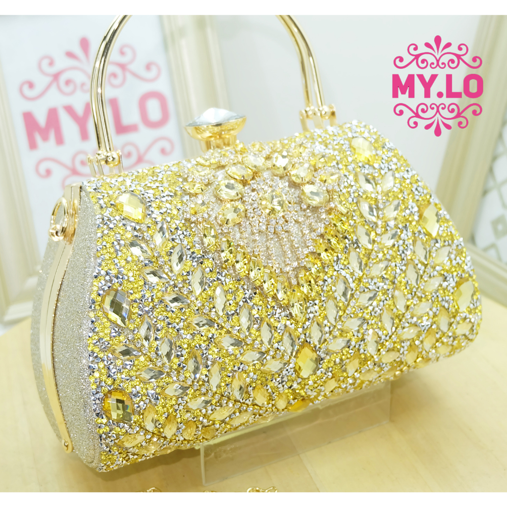 BEST SELLER TAS PESTA BULAT - CLUTCH PESTA WANITA IMPORT