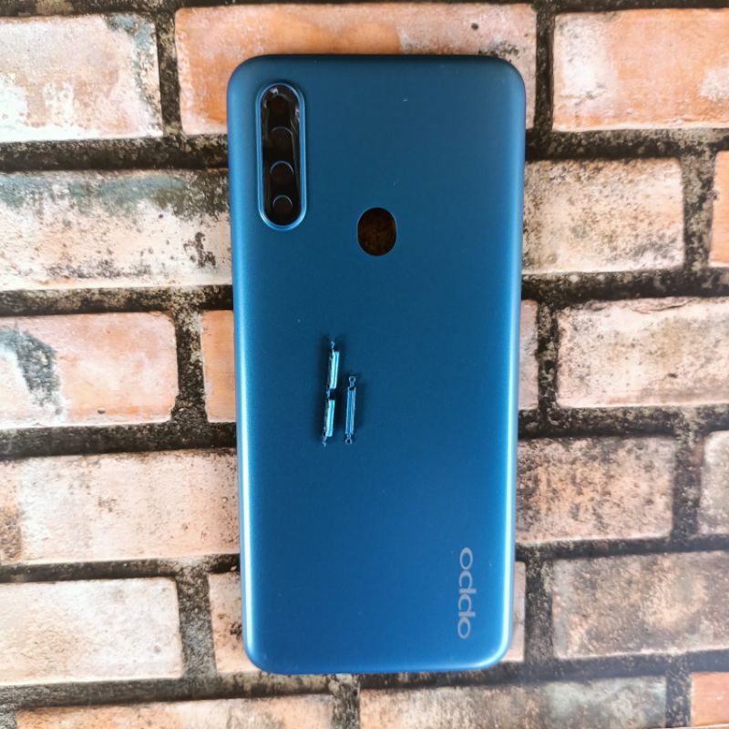 BACKDOOR BACK COVER OPPO A31 2020) TUTUP BELAKANG BATRE OPPO A31 2020 - BLUE