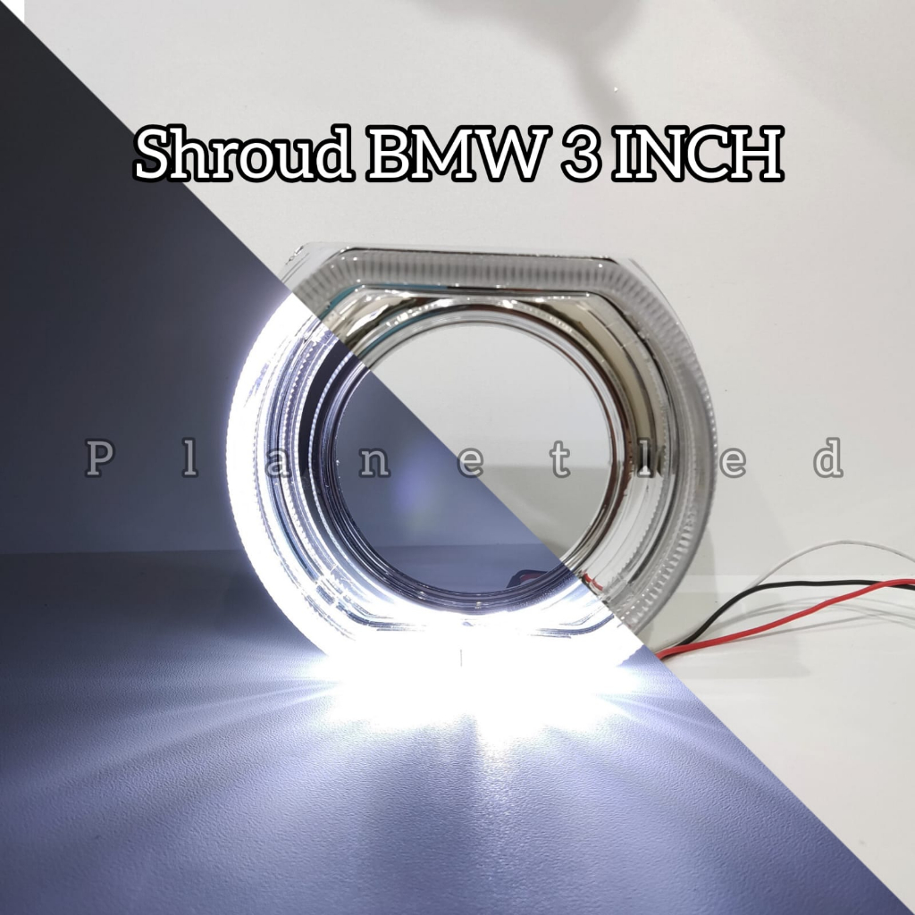 Lampu Shroud Biled Ukuran 3 inch Original Crystal Premium