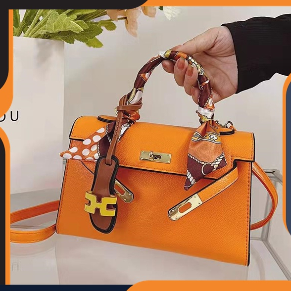 B6 tas selempang jinjing wanita mewah tas hang out kantor aesthetic kekinian mewah