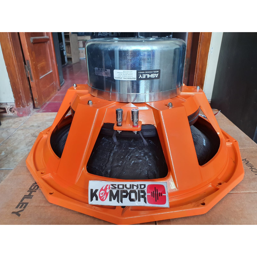 SPEAKER COMPONENT ASHLEY ORANGE 186 Neo Original 18 inch Voice Coil 6  ORANGE 186NEO ORANGE186NEO