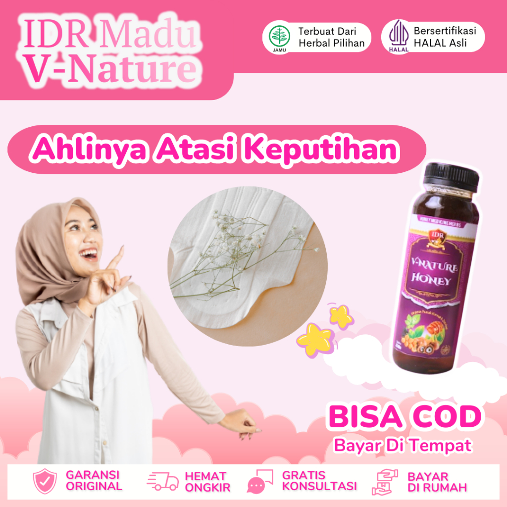 IDR Madu V-Nature Obat Keputihan 330 gram