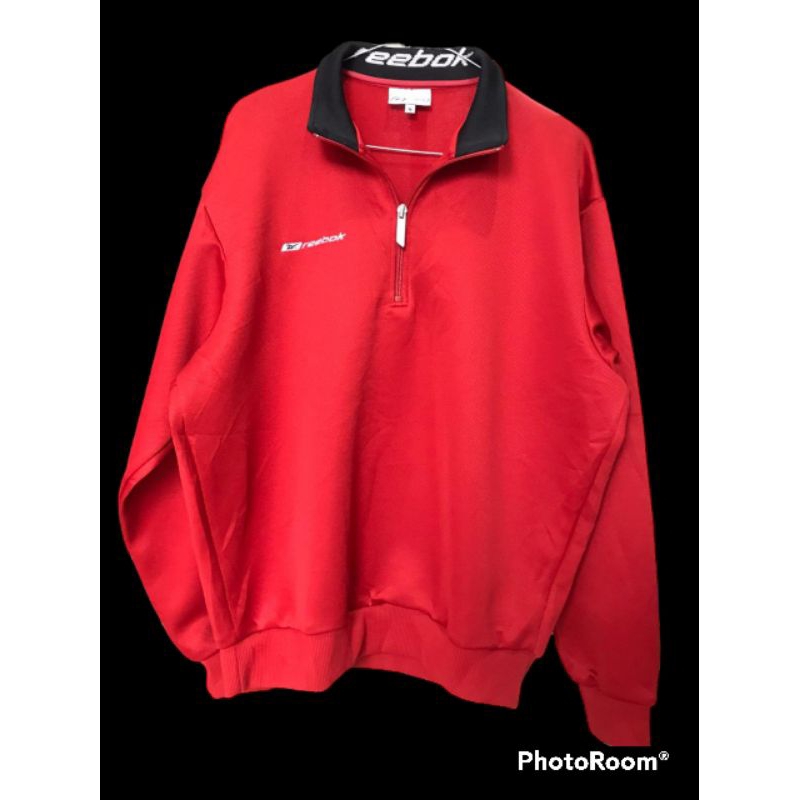 JAKET REEBOK MERAH KERAH REEBOK