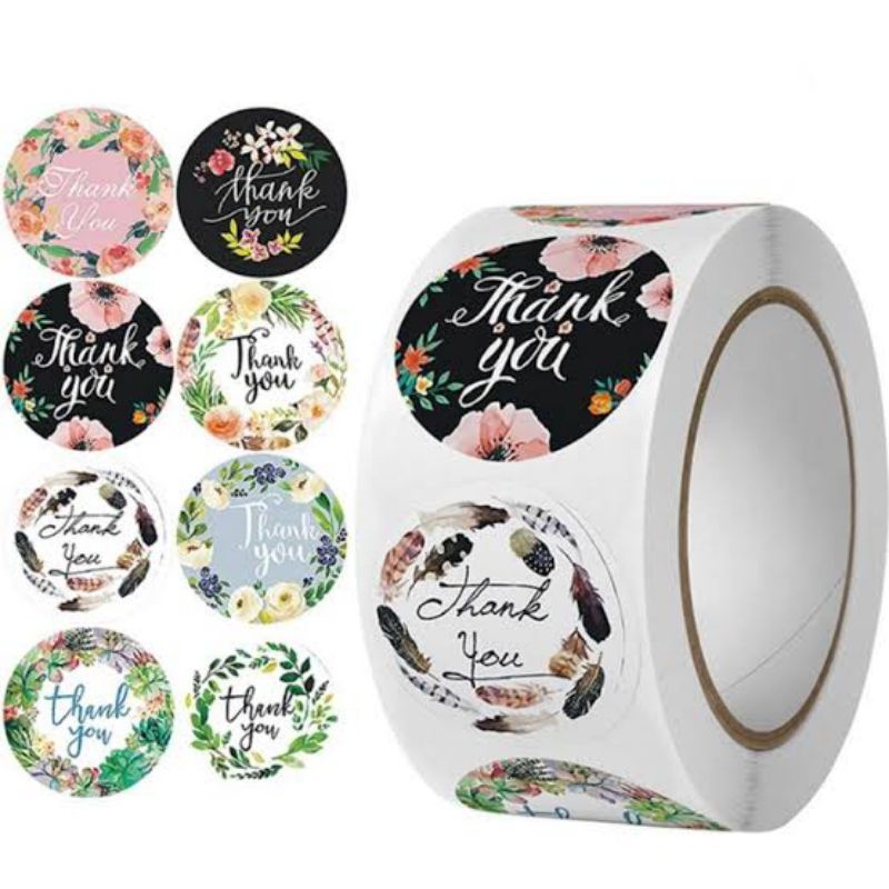 

Stickers Thank You untuk Packaging dan Hadiah