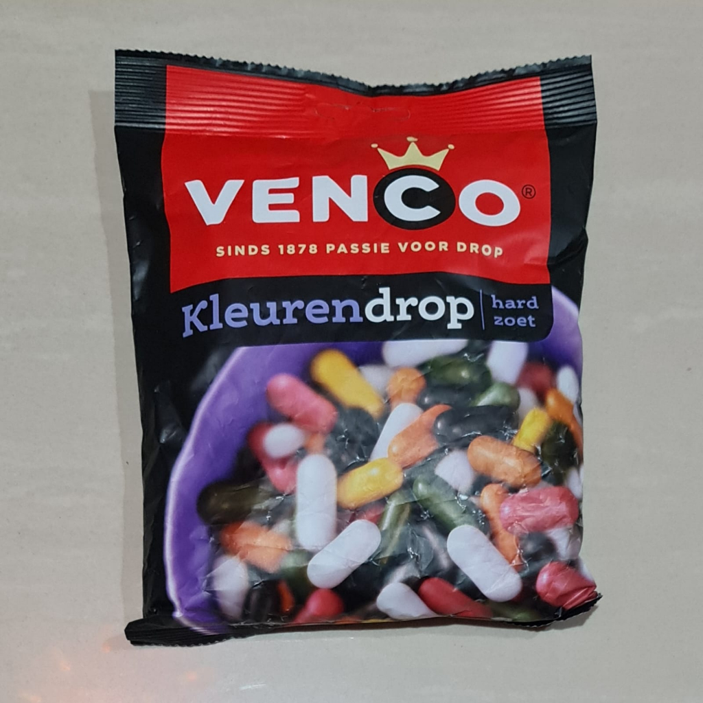 

Permen Venco Kleurendrop Hard Zoet Coloured Licorice 225 Gram