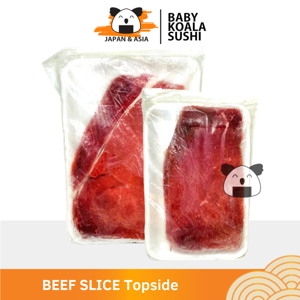 

BEEF SLICE Topside Fatless Low Fat 500 g Halal | Sliced