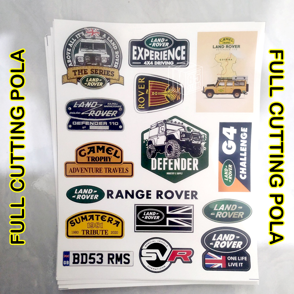 

Stiker Laptop Tumbler Gadget Land Rover 02 (Full Cutting Pola)