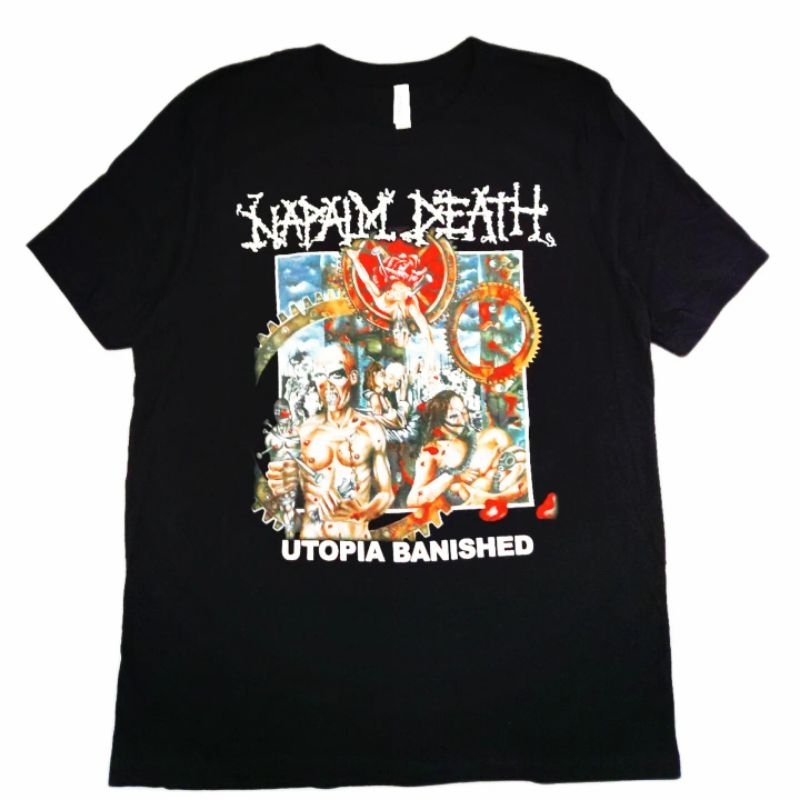 NAPALM DEATH - UTOPIA BANISHED - OFFICIAL TSHIRT (XL)