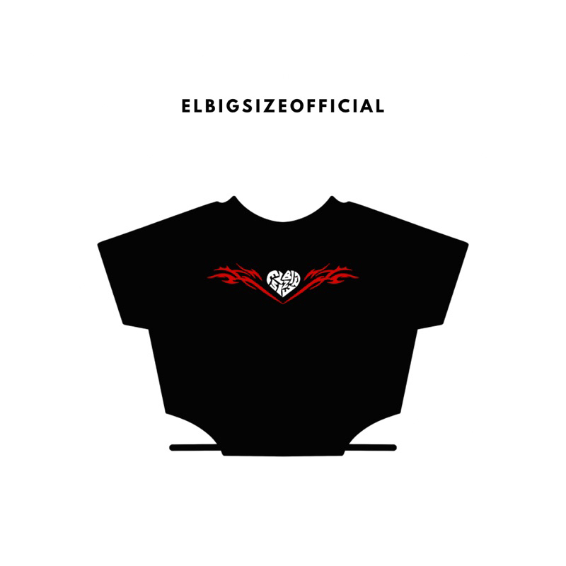 Elbigsize Wings Crop Top