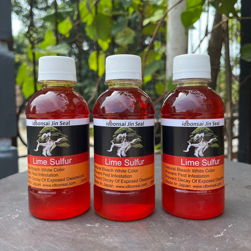 Lime sulfur bonsai warna putih ORIGINAL JAPAN 300 ML | Jin seal untuk kayu kering