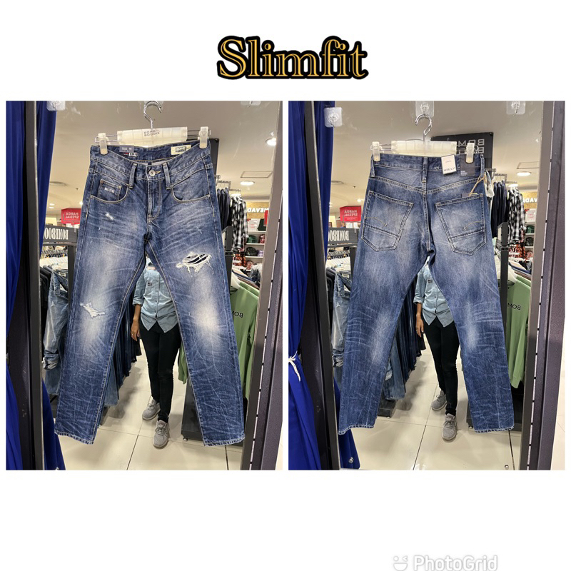 BOMBBOOGIE JEANS SOBEK SLIMFIT ORIGINAL 100%