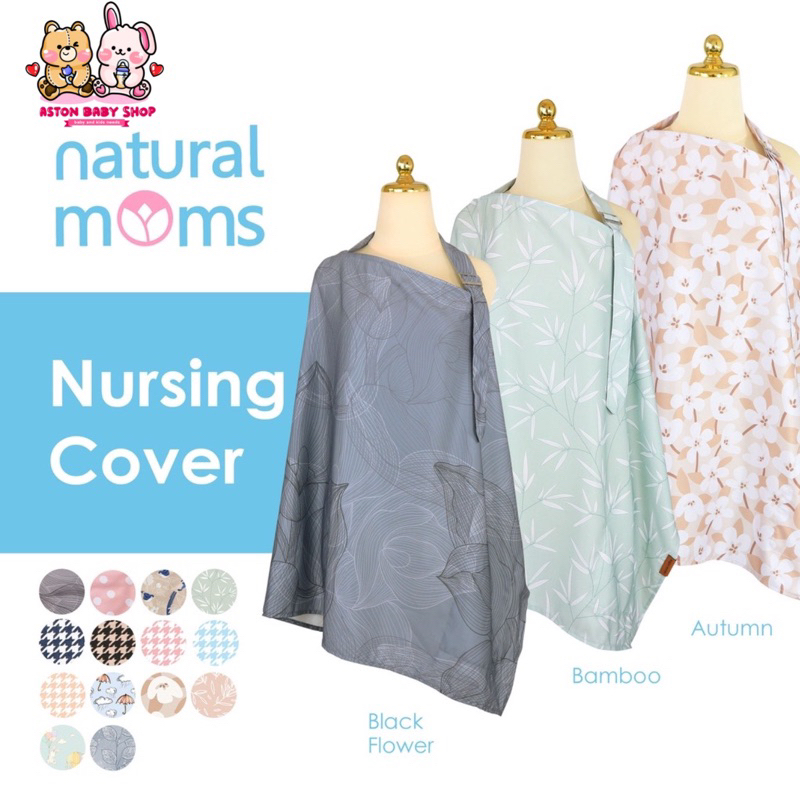 Natural Moms Breastfeeding Nursing Cover Penutup Menyusui Apron Menyusui