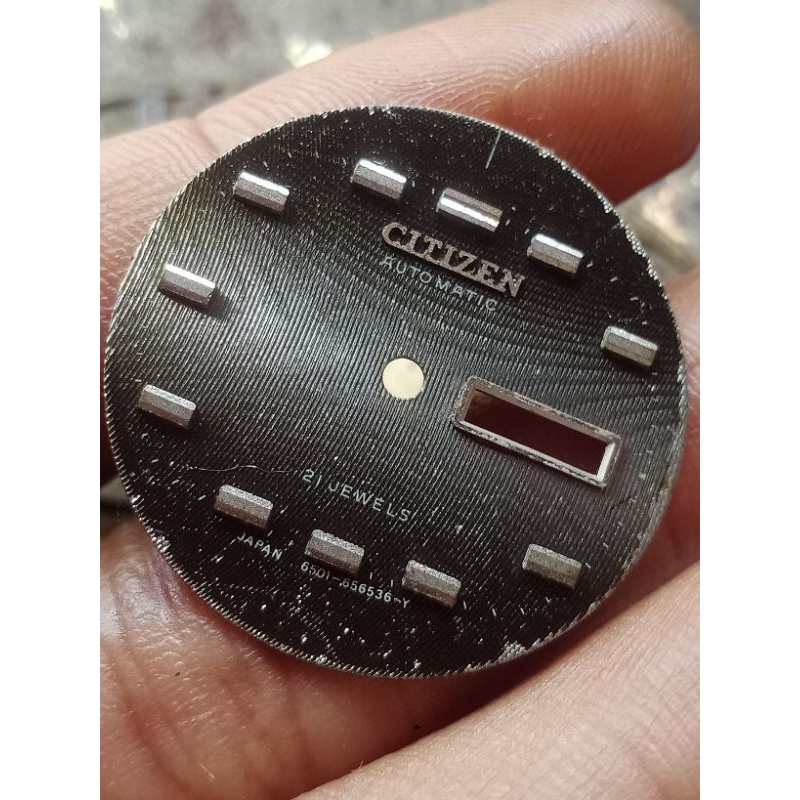 Genuine Part CITIZEN JAPAN 6501-656536-Y Dial jam tangan pria automatic 21 Jewels