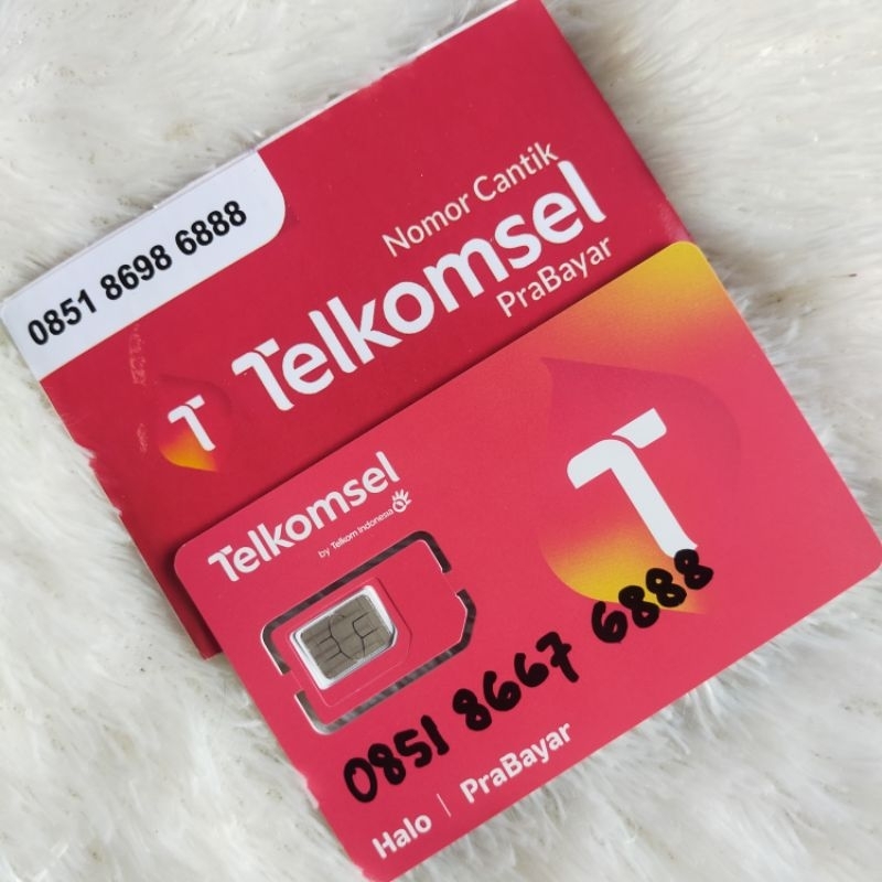 Nomor Cantik Kartu Perdana Simpati Telkomsel Prabayar Triple 888