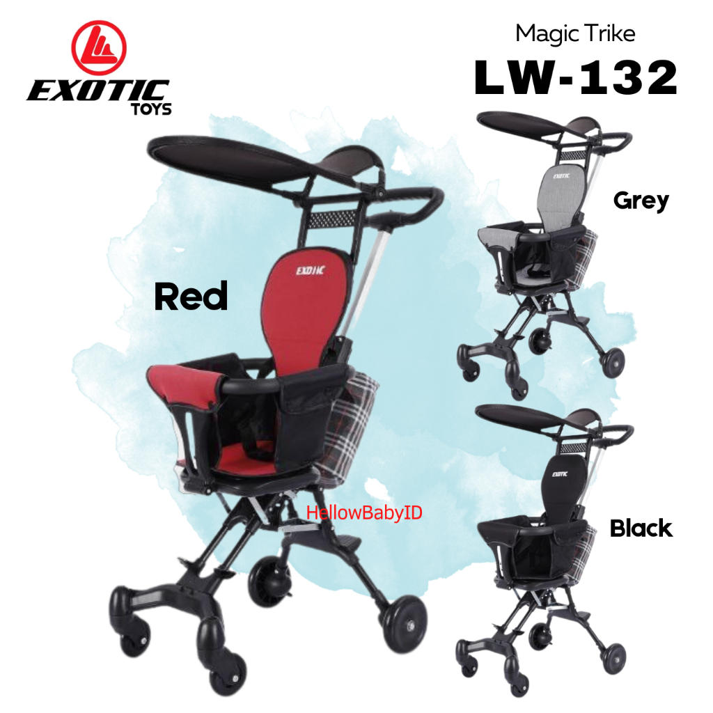 Magic Trike Kabin Size Exotic LW 132 Lipatan Kecil Ada Tas