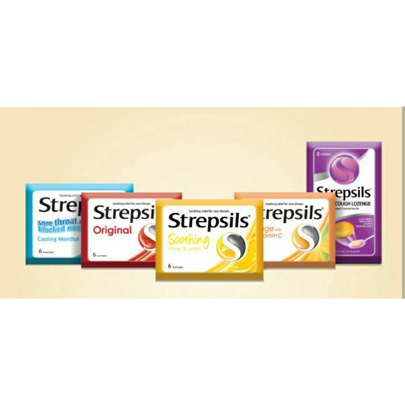 

Strepsil permen pelega tenggorokan isi 8