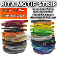 

Pita Polyester 1cm | Pita Bis Bintik Strip Webbing Tape 1