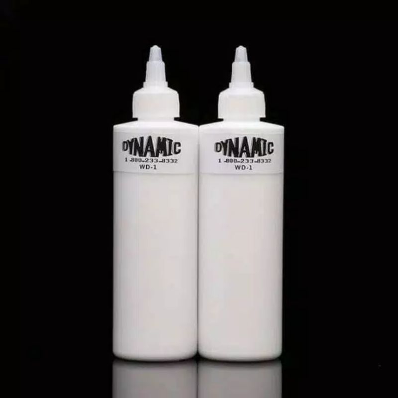 Tinta tatto dynamic putih/dynamic ink tattoo white