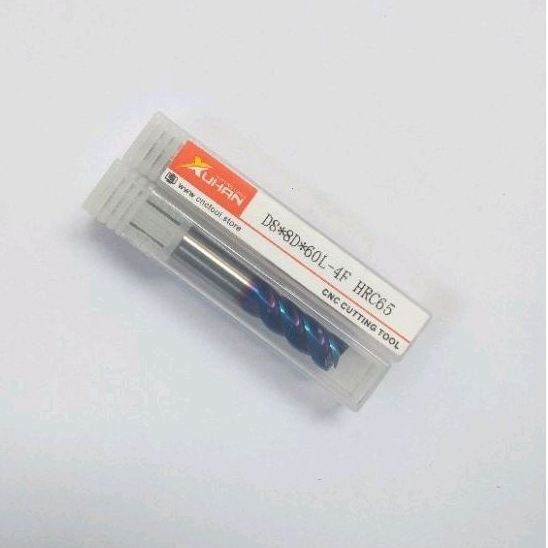 Endmill 8 Endmill 8 hrc 65 Endmill hardcut 8mm Endmill 8 blue coating