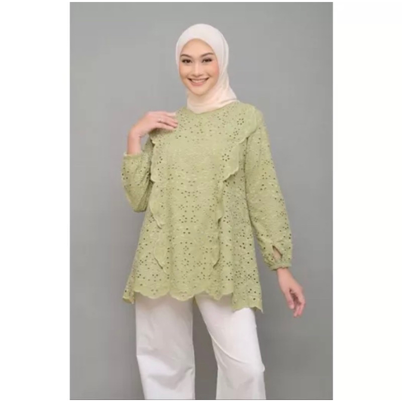 floral revelry top - Indah Nada Puspita preloved