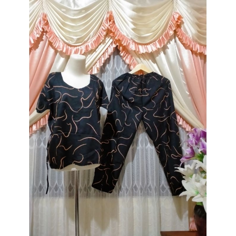 ONE SET  PANJANG MOTIF CACING