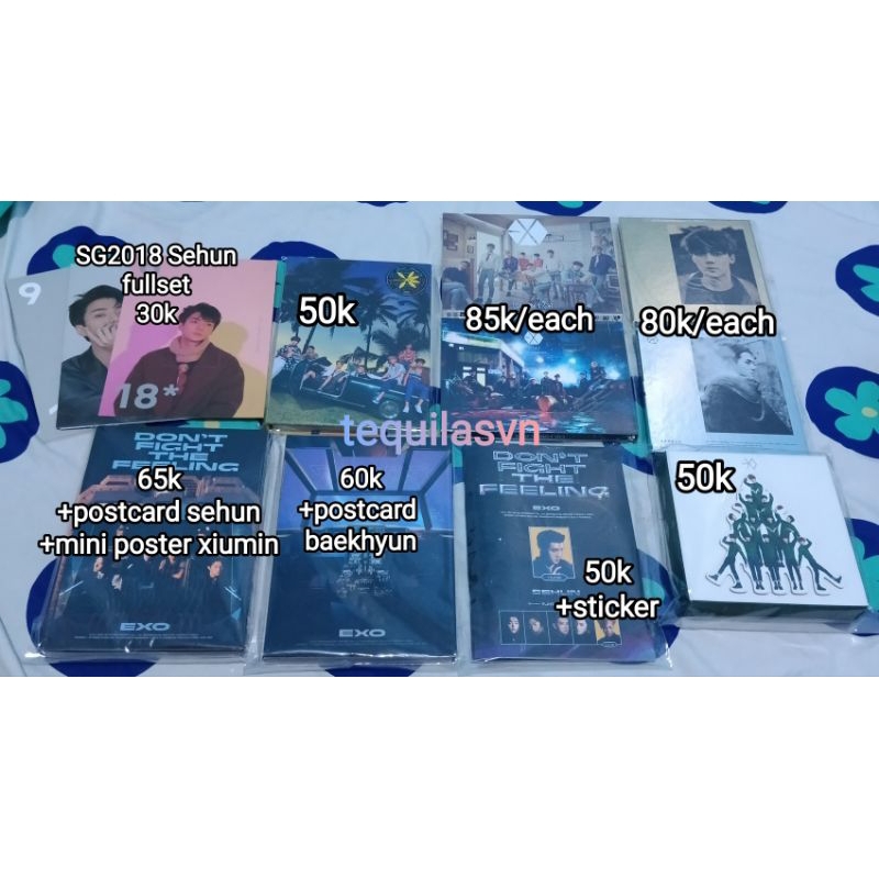 

READY STOCK ALBUM ONLY POSTCARD EXO