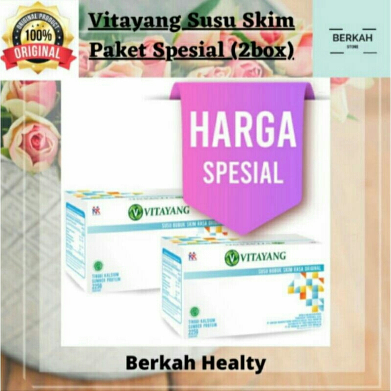 

Vitayang Susu Skim Bubuk Original (2×15saset=30saset) Penambah Imunitas