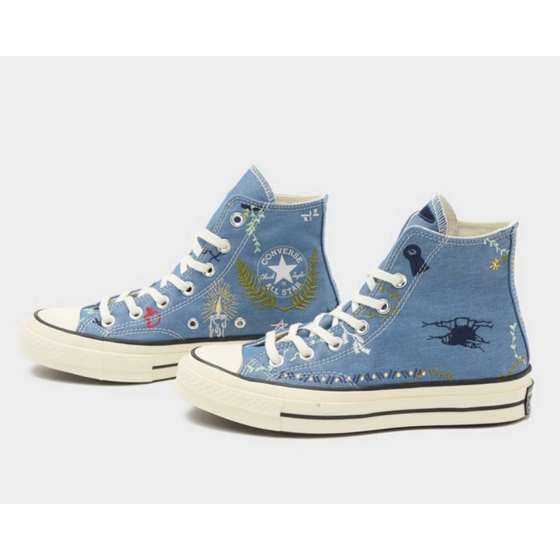 Converse Chuck 70 70s Wild West Embroidery Embroidered Chambray Blue