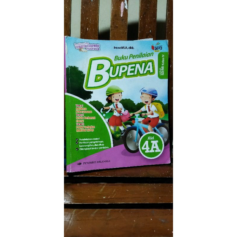 Buku bekas Bupena kelas 4A Penerbit Erlangga