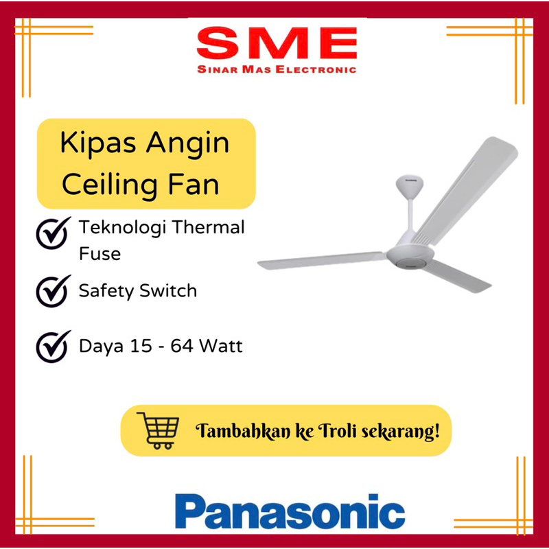 Kipas Angin / Ceiling Fan / Plafon Panasonic