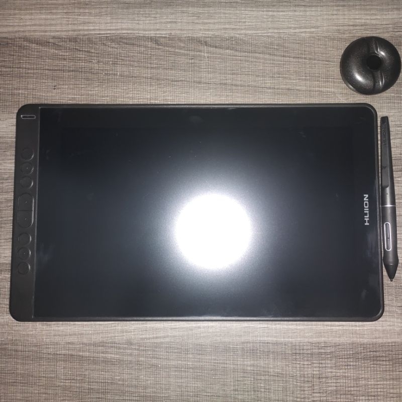 Preloved Pen Tablet Gambar Huion Kamvas 13 Second Mulus Bekas Alat Gambar Digital Lengkap Dengan Box