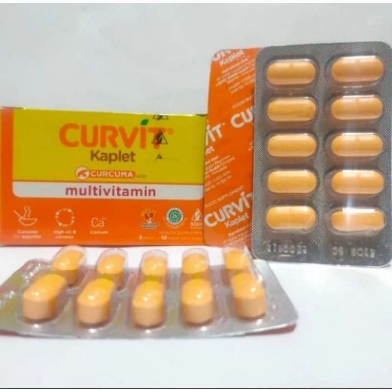 Tablet Penambah Nafus Makan CURVIT/CURCUMA FORCE/CAVICUR/
