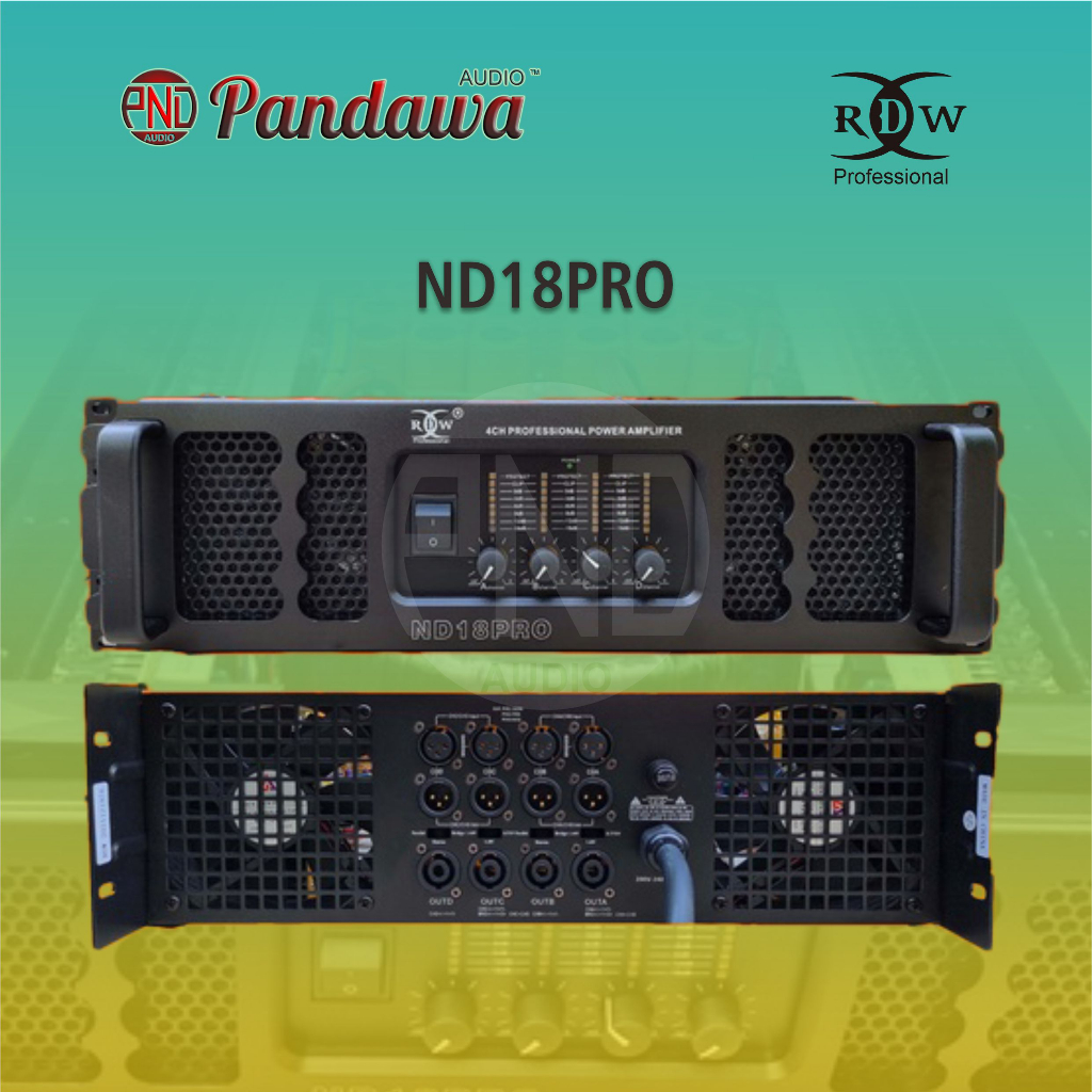 Power RDW ND18PRO / Power Amplifier / ND18PRO