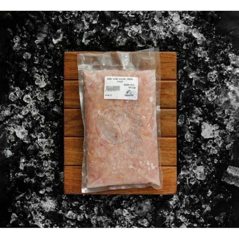 

Ayam Giling Dada Kulit 500 Gram / Dada Kulit Ayam Giling 500 Gram