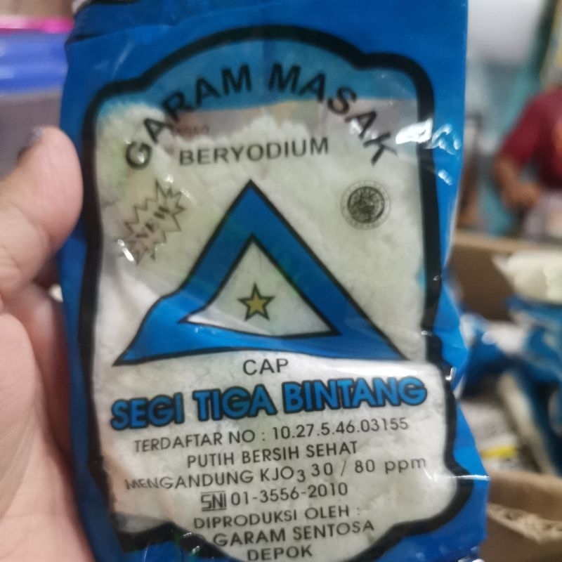 

Garam Masak Beryodium cap Segi Tiga Bintang