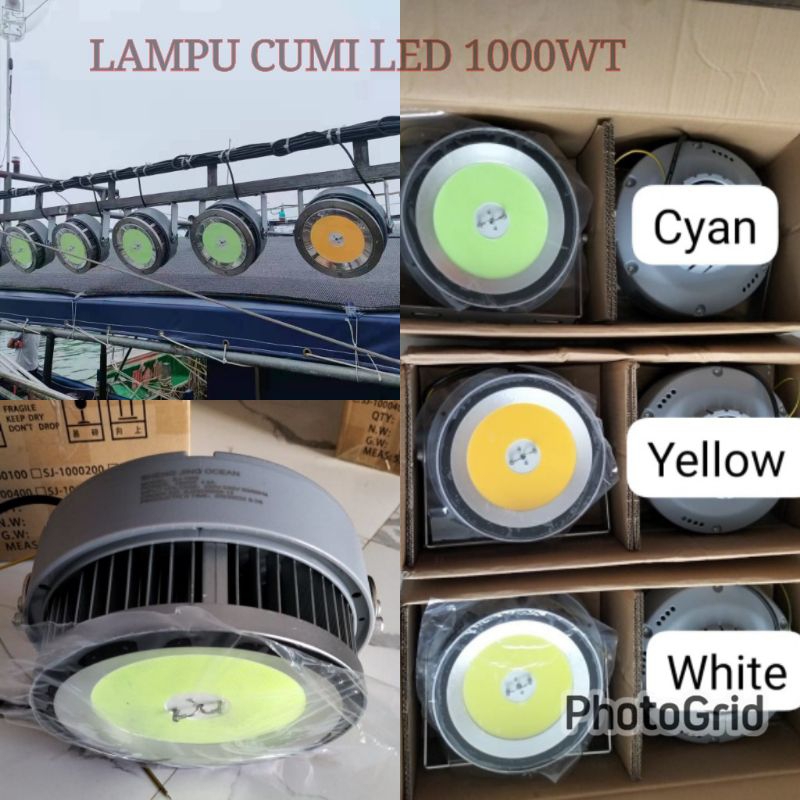 LAMPU LED KAPAL 1000WATT/LAMPU LED CUMI 1000WATT(SHENJING OCEAN)(GARANSI 1TAHUN)