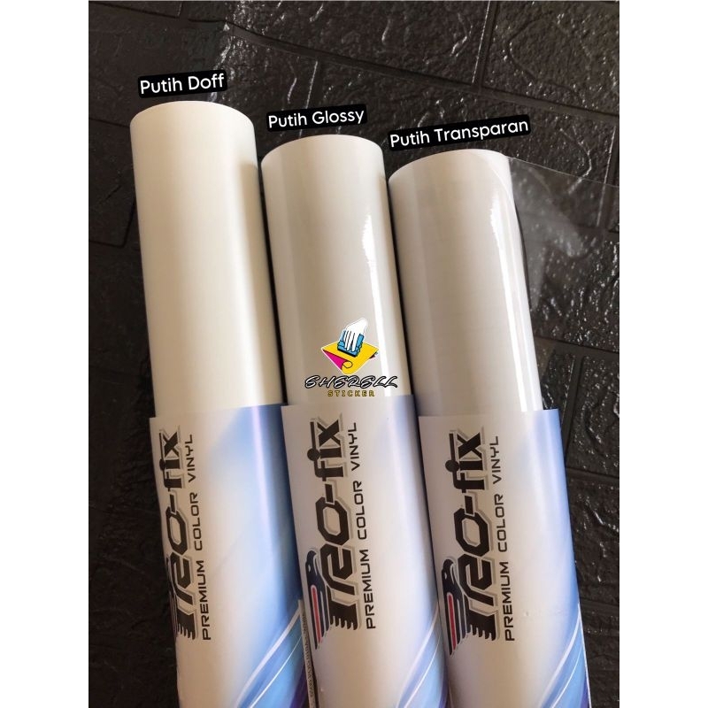 skotlet putih glossy putih doff matte putih bening transparan scotlite profix premium