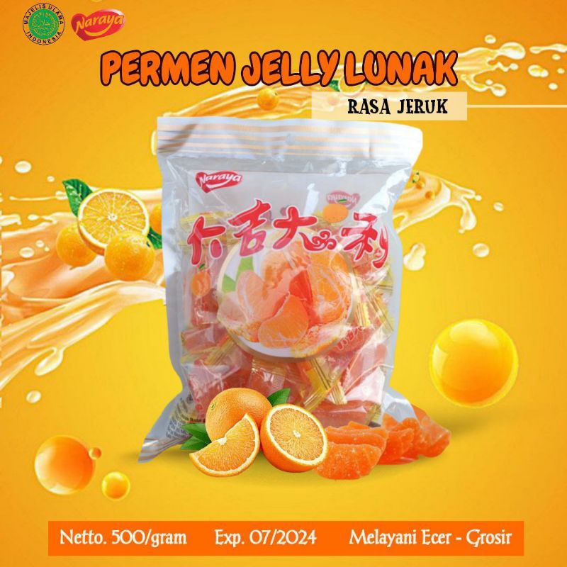 

permen jely lunak