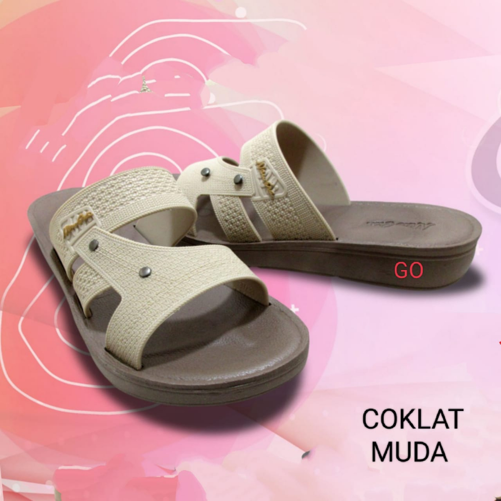 gos NEW ERA LB 120211 SANDAL JEPIT KARET  Sandal Wanita empuk Berkualitas Size 37/40