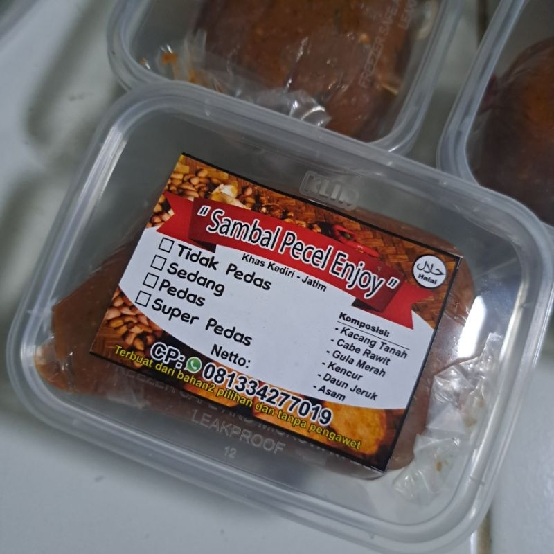 

Sambal Pecel khas Kediri by Waroeng Enjoy 250gr