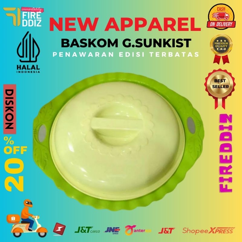 BASI/BASKOM TUTUP UK. BESAR GOLDEN SUNKIST BTB2007