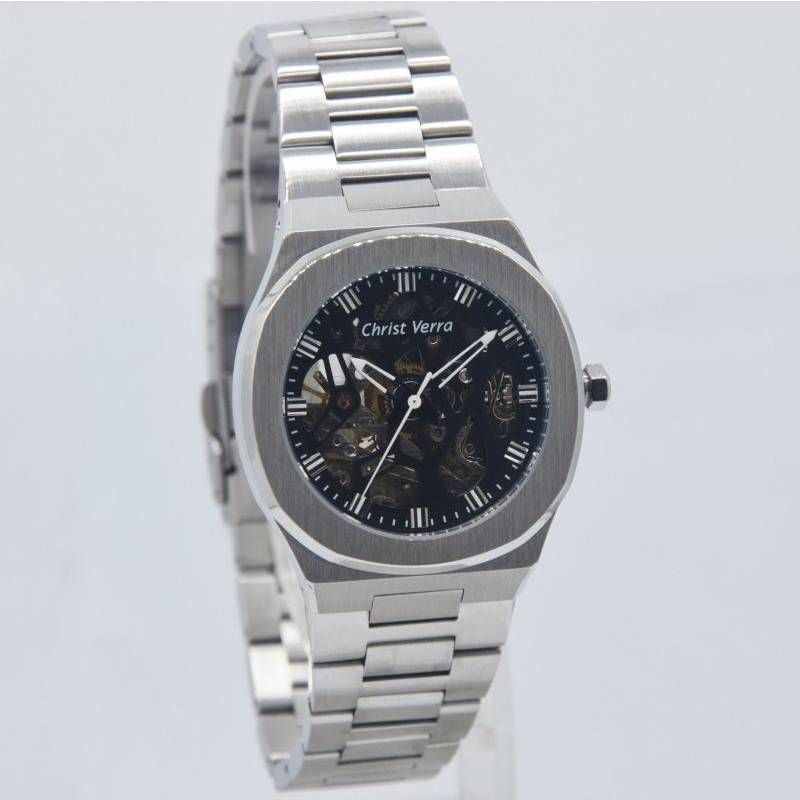 CHRIST VERRA CV 10458LAT-11 BLK-Jam Tangan Wanita Analog Original-Garansi Resmi