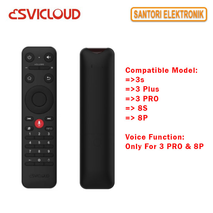 REMOTE CONTROL VOICE SEARCH TVBOX SVICLOUD 3S 3PLUS 3PRO | 8P