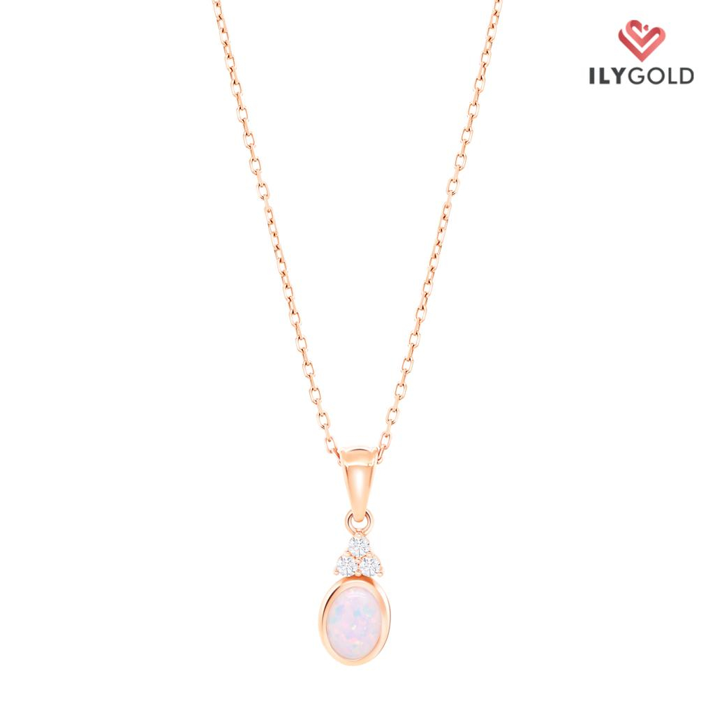 Kalung ILY Gold Snowdrop Collections 9K NC210300