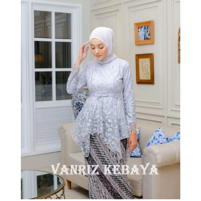 Kebaya Tille Wisuda / Kebaya Aurora Tille / Tunik Tulle / Kebaya