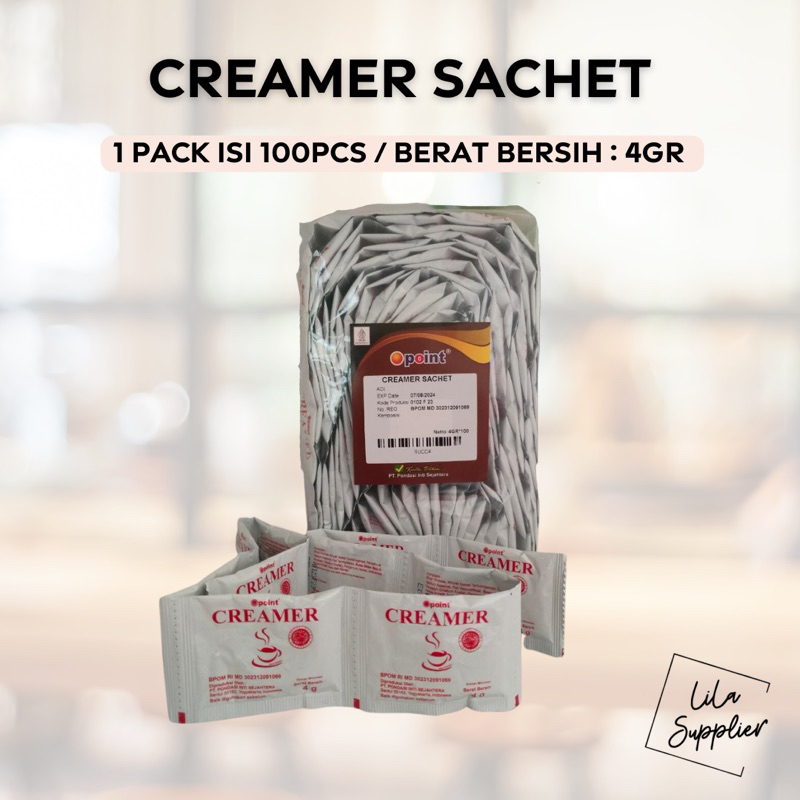 

Krimer Kemasan/ Creamer Sachet 100 pcs TERMURAH