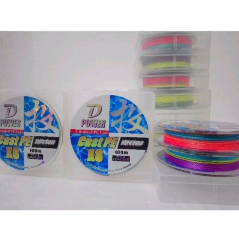 SENAR PE D POWER X8 MULTICOLOR