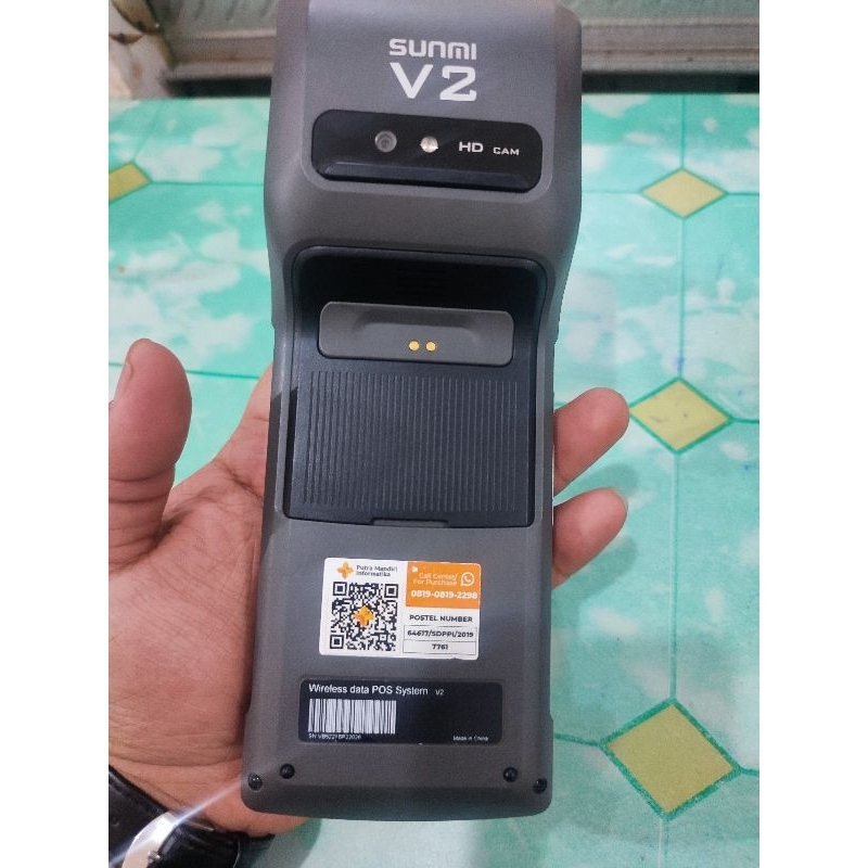 Kasir android  sunmi V2 second  + printer