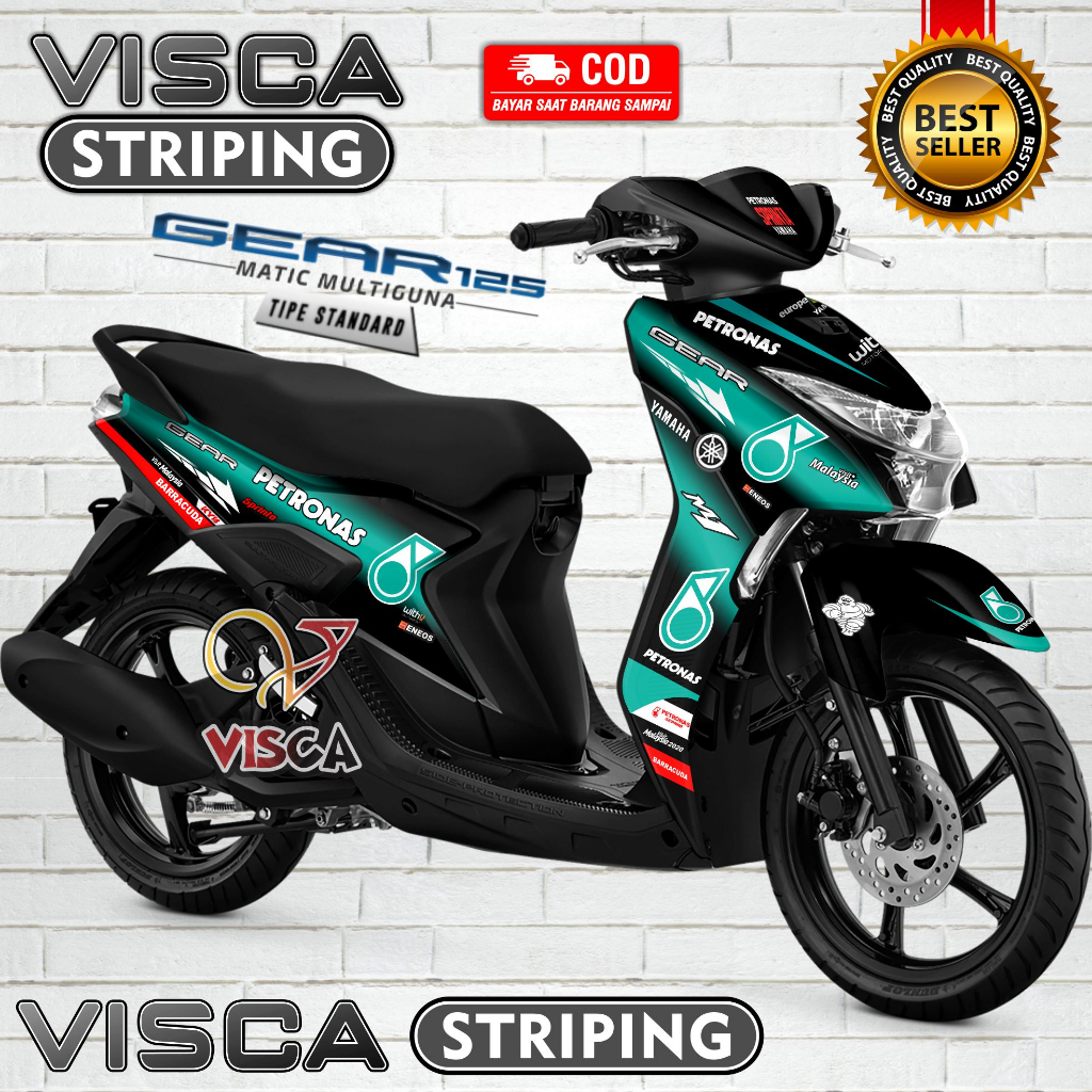 Decal Mio Gear 125 Full Body - Stiker Motor Gear 125 Full Body - Striping Mio Gear 125 Variasi Petro